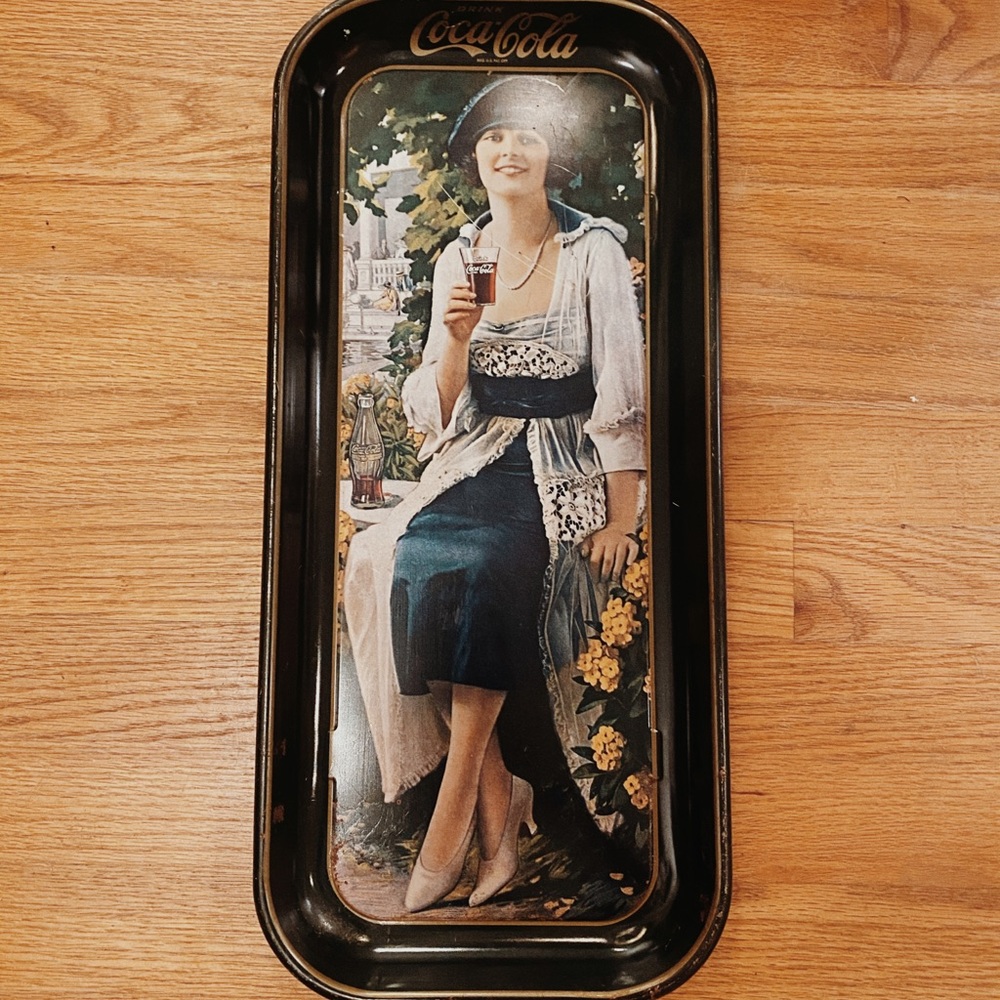 Vintage Green Coca Cola Tin